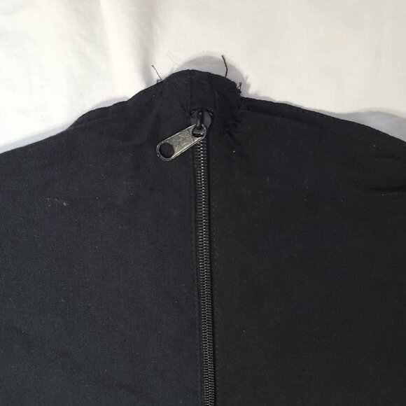 H. Lorenzo Black Garment Bag Logo Spell Out Fabric Zipper Empty READ 48 x 24 in - Picture 5 of 13